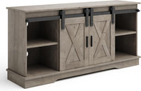 TV Stand - Entertainment Center with Media Console Shelves view 5