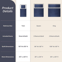 2PC Velvet Twin Quilt Set view 12