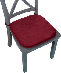 Plush Chair Cushions - 4-Pack Memory Foam Pads for Dining view 6