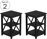 Wooden End Table, White view 15