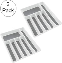 Silverware Drawer Organizer with 6 Sections view 2