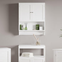 Wall Mounted Kitchen Storage Cabinet, White, 23.8" x 29.5" view 6