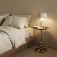 Iron Side Table - 16 Inch Small Round Drink Table view 6