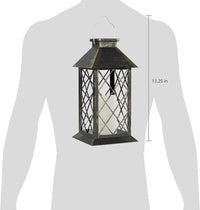 Solar Powered Lantern- Hanging or Tabletop Water Resistant LED view 4