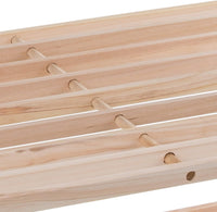 2-Tier Bamboo Shoe Rack/Bench view 10