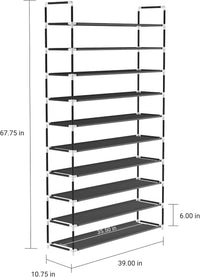 Shoe Storage Rack - 5-Tier Shoe Organizer for Closet view 8