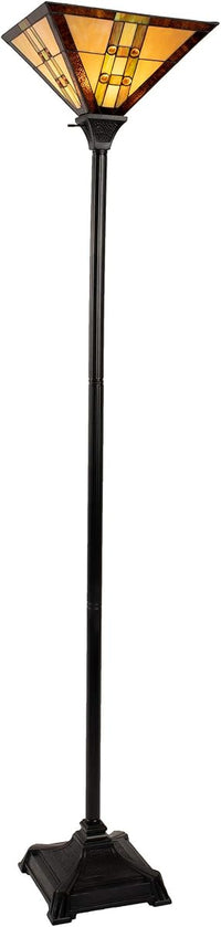 Tiffany Style Floor Lamp, 14" x 14" x 71" view 1