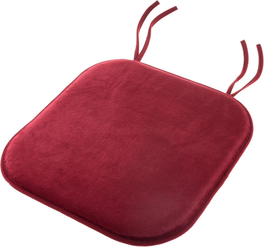 Plush Chair Cushions - 4-Pack Memory Foam Pads for Dining &mdash; Lavish Home