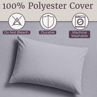3-Piece Brushed Microfiber Twin Sheet Set, Purple view 70