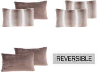 2-Pack Decorative Pillows, 11" x 19", Gray view 3
