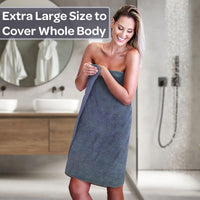 6 Piece Bathroom Towels Set, 28"x54.5"x0.25" view 20