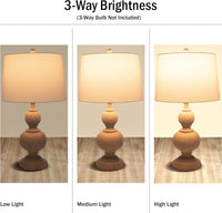 Set of 2 Table Lamps - Lamps with USB Charging Ports and LED view 4
