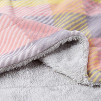 Poly Fleece Sherpa Throw view 5