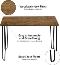 Desk with Hairpin Legs - Modern Industrial Style Home Decor view 14