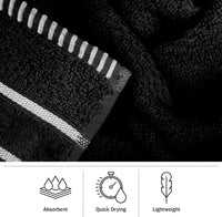 Towel Set - Combed Cotton Rice Weave Bathroom Accessories view 2