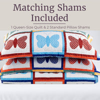 2-Piece Twin Quilt Set, Multicolor. view 35