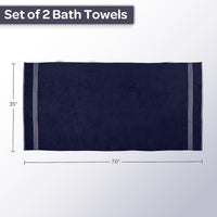 Bath Towels - 2PC 500GSM 100% Cotton Towel Set view 18