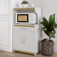 Microwave Stand with Storage view 1