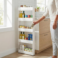 Slim Rolling Storage Cart view 2