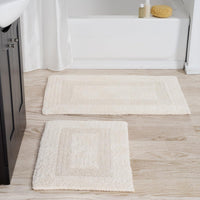 Bathroom Rugs - 2-Piece Cotton Bathroom Mat Set view 19