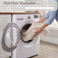 Bath Mat, White, 58" x 24" view 5