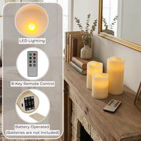 Flameless LED Candles, Yellow view 3