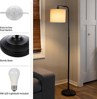 Floor Lamp - Modern Floor Lamp, (L) 11” x (W) 11” x (H) 65” view 2