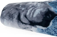 Wolf Blanket - 74x91-inch Printed Winter Wolf Blanket, Queen view 5