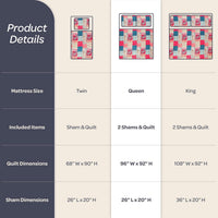 3 Piece Mallory Quilt Set - Full/Queen view 5