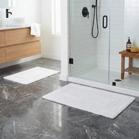 Bathroom Rugs - 2-Piece Cotton Bathroom Mat Set view 2