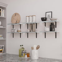 Floating Shelves - Set of 6 Shelves for Living Room, Kitchen view 5