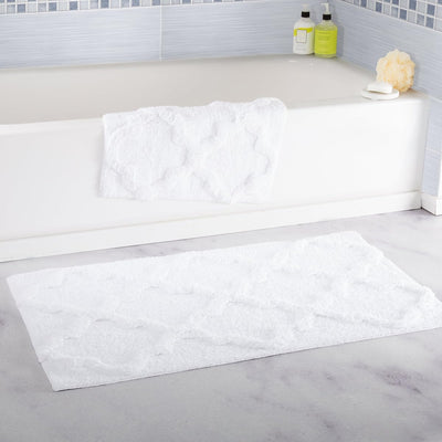 2 Piece Bathroom Rug Set, 2'1" x 3'5" (Rectangular)