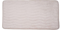 Microfiber Memory Foam Bathmat, Ivory view 2