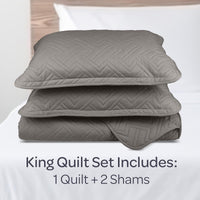 2-Piece Twin Quilt Set, Black. view 68