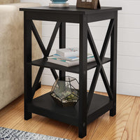 Wooden End Table, White view 17