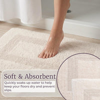Bathroom Rugs - 2-Piece Cotton Bathroom Mat Set view 21