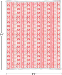Reversible Fleece Blanket, Pink view 5