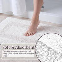 Bathroom Rugs - 2-Piece Cotton Bathroom Mat Set view 3