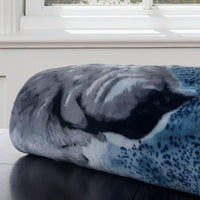 Wolf Blanket - 74x91-inch Printed Winter Wolf Blanket, 7.5-LB view 3