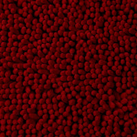 2 Piece Memory Foam Shag Bath Mat Set - Burgundy view 2