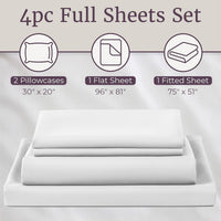 3-Piece Brushed Microfiber Twin Sheet Set, Purple view 88