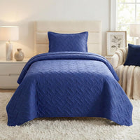 2-Piece Twin Quilt Set, Black. view 53