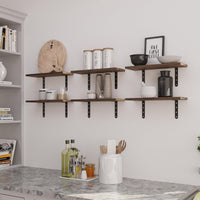 Floating Shelves - Set of 6 Shelves for Living Room, Kitchen view 17