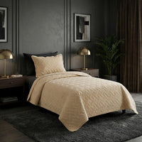 2-Piece Twin Quilt Set, Black. view 32