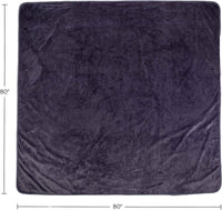 Waterproof Throw Blanket, Purple, 80" x 80" view 3