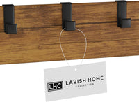 Entryway Bench with Coat Rack - Metal Hall Tree with Seat view 6