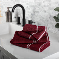 Rio 8 Piece 100% Cotton Towel Set - White & Silver view 8