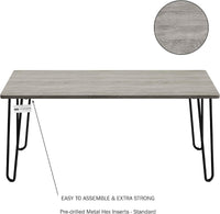 Small Space Coffee Table with Hairpin Legs view 3
