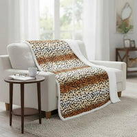 Fleece Sherpa Throw Blanket - Ultra Soft Plush Bed view 6
