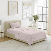 3-Piece Brushed Microfiber Twin Sheet Set, Purple view 18